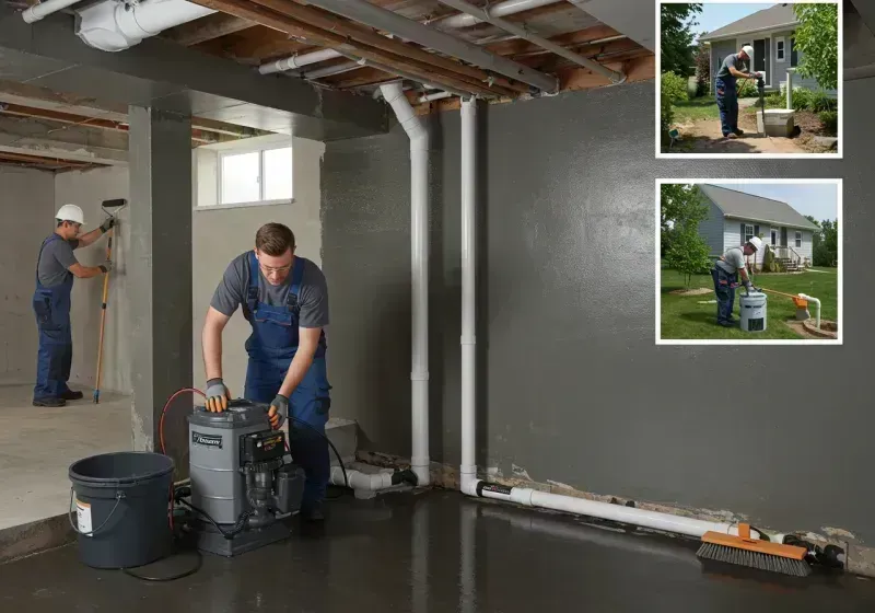 Basement Waterproofing and Flood Prevention process in Ragland, AL